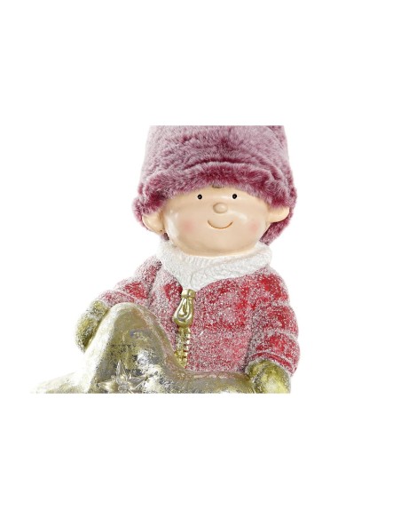 Décorations de Noël DKD Home Decor Enfants Magnésium (25,5 x 18,5 x 55 cm) (2 Unités)