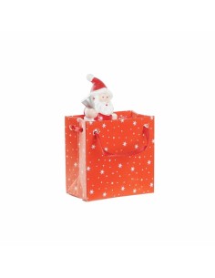 Décorations de Noël DKD Home Decor Résine Père Noël (3,5 x 2,5 x 4 cm) (4 Unités) 2