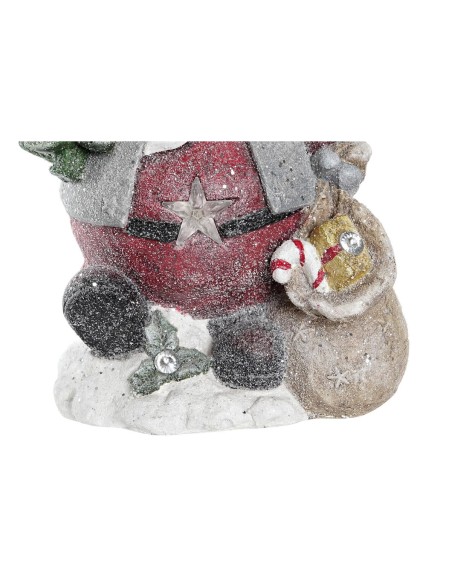 Décorations de Noël DKD Home Decor Père Noël Magnésium (27 x 20 x 43 cm) (2 Unités)