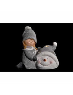 Décorations de Noël DKD Home Decor Polyester Magnésium (36 x 22 x 33 cm) (4 Unités) 2
