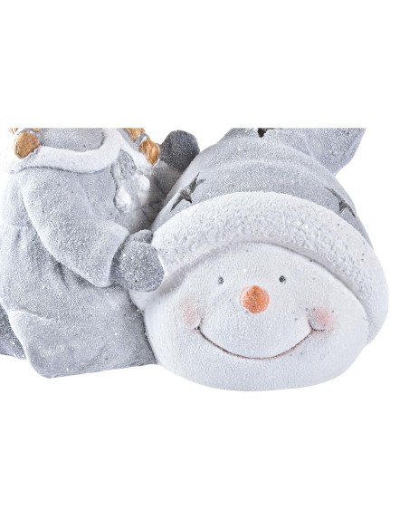 Décorations de Noël DKD Home Decor Polyester Magnésium (36 x 22 x 33 cm) (4 Unités)