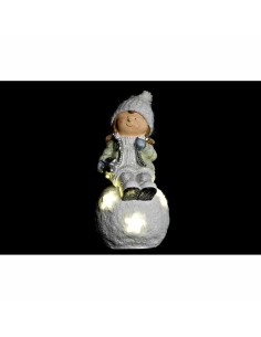 Décorations de Noël DKD Home Decor Enfants Magnésium (21,5 x 20 x 39 cm) (2 Unités) 2