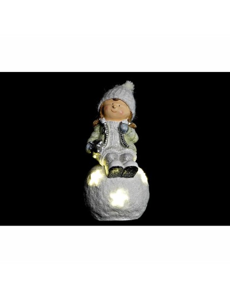 Décorations de Noël DKD Home Decor Enfants Magnésium (21,5 x 20 x 39 cm) (2 Unités)