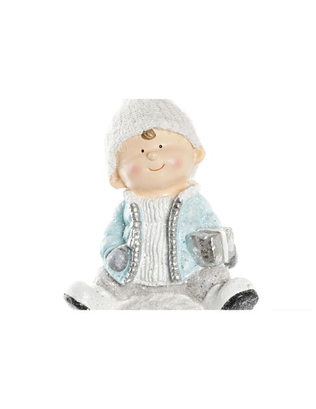 Décorations de Noël DKD Home Decor Enfants Magnésium (21,5 x 20 x 39 cm) (2 Unités)