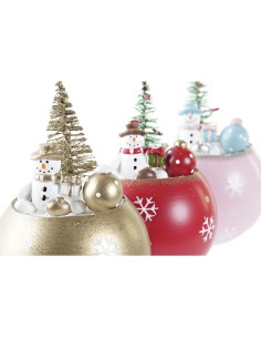 Décorations de Noël DKD Home Decor MDF (8 x 8 x 11 cm) (3) (3 Unités) 2