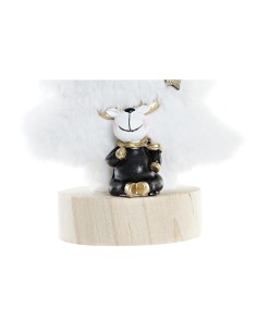 Décorations de Noël DKD Home Decor Arbre Polyester MDF Résine (12 x 8 x 15,5 cm) (2 Unités) 2