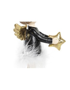 Décorations de Noël DKD Home Decor Résine Ange (8 x 9 x 20 cm) (2 Unités) 2