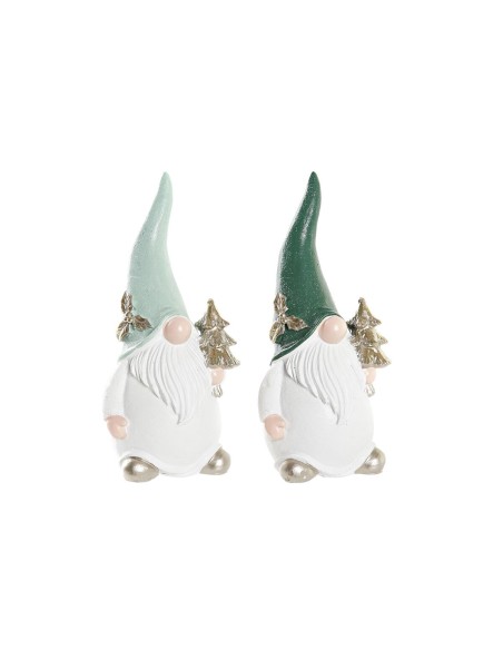 Décorations de Noël DKD Home Decor Résine (8 x 7 x 20 cm) (2 Unités)