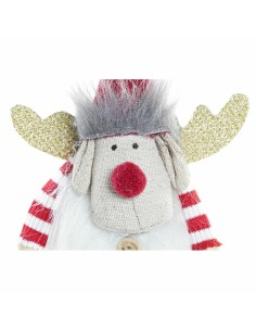 Décorations de Noël DKD Home Decor Polyester Renne (8 x 5 x 23 cm) (2 Unités) 2