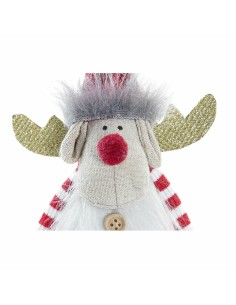 Décorations de Noël DKD Home Decor Polyester Renne (8 x 14 x 19 cm) (2 Unités) 2