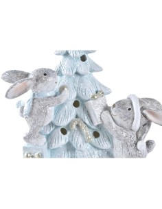 Décorations de Noël DKD Home Decor Arbre Résine (13,5 x 8 x 16 cm) (2 Unités) 2