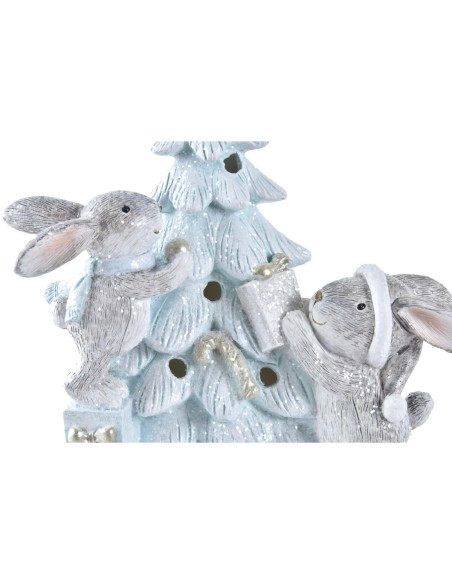 Décorations de Noël DKD Home Decor Arbre Résine (13,5 x 8 x 16 cm) (2 Unités)