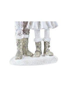 Décorations de Noël DKD Home Decor Résine Couple (10,5 x 7 x 20,5 cm) (2 Unités) 2