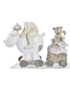 Décorations de Noël DKD Home Decor Résine Enfants (13 x 6 x 13,5 cm) (2 Unités) 2