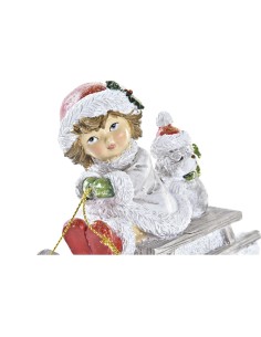 Décorations de Noël DKD Home Decor Résine (13 x 6 x 10,5 cm) (2 Unités) 2