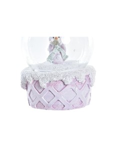 Boule de Noël DKD Home Decor Verre Résine (2 Unités) (7 x 7 x 9 cm) 2