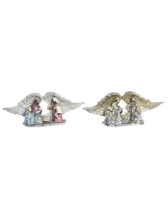 Décorations de Noël DKD Home Decor Résine (27,5 x 7 x 10,5 cm) (2 Unités)
