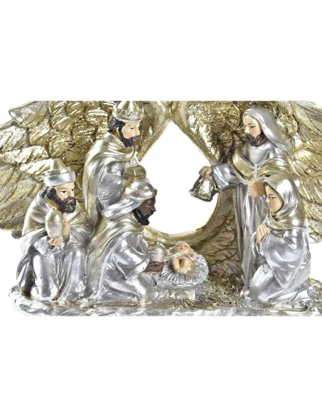Décorations de Noël DKD Home Decor Résine (27,5 x 7 x 10,5 cm) (2 Unités)