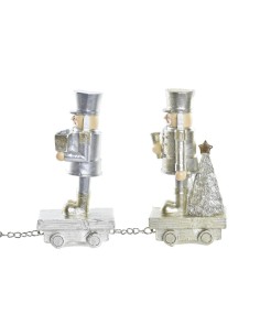 Décorations de Noël DKD Home Decor Résine Train (28 x 5 x 12 cm) (2 Unités) 2