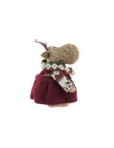 Décorations de Noël DKD Home Decor Polyester Renne (9 x 12 x 15 cm) (2 Unités) 2
