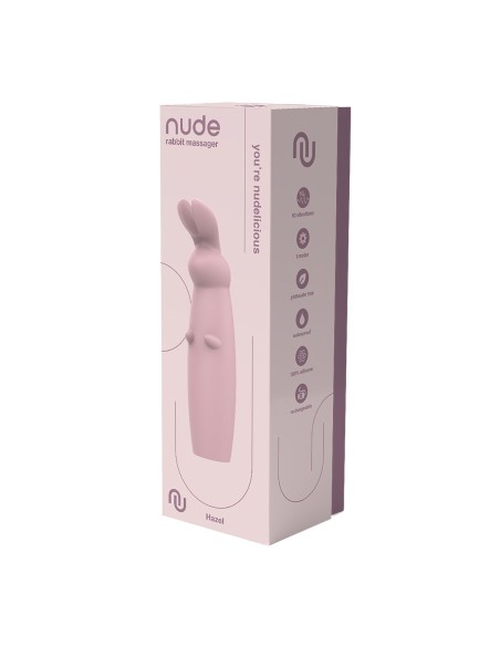 Mini Vibromasseur Dream Toys Nude Hazel Rabbit Rose