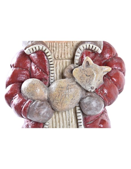 Décorations de Noël DKD Home Decor Polyester Résine Enfants (15 x 12 x 35 cm) (2 Unités)