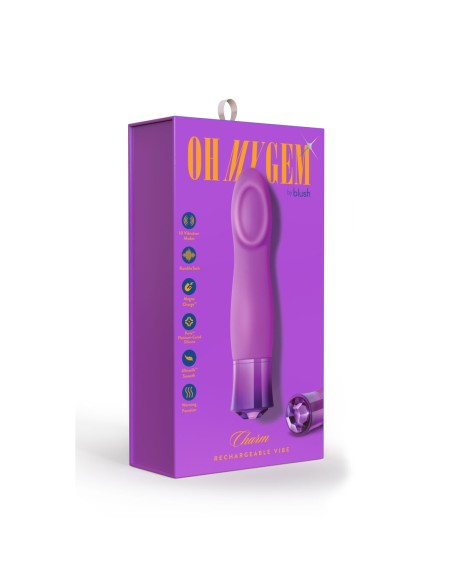 Mini Vibromasseur Blush Oh My Gem Charm Violet