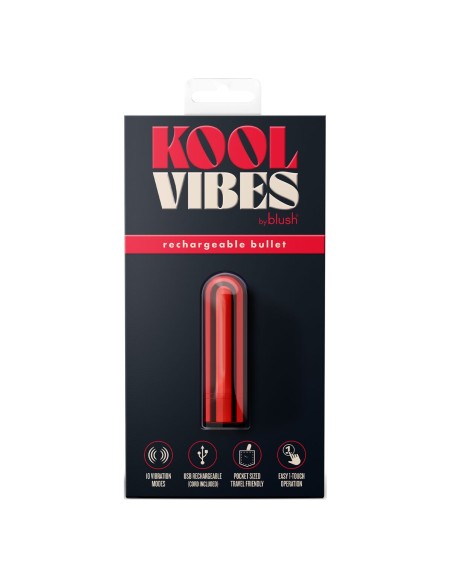 Vibromasseur à boules Blush Kool Vibes Rouge
