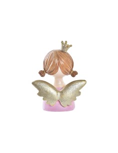 Décorations de Noël DKD Home Decor Résine Ange (9 x 5 x 12 cm) (2 Unités) 2