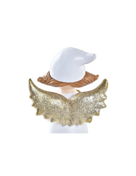 Décorations de Noël DKD Home Decor Porcelaine Ange (7 x 5 x 14 cm) (2 Unités)