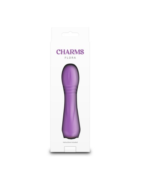 Mini Vibromasseur NS Novelties Charms Flora Violet Rose