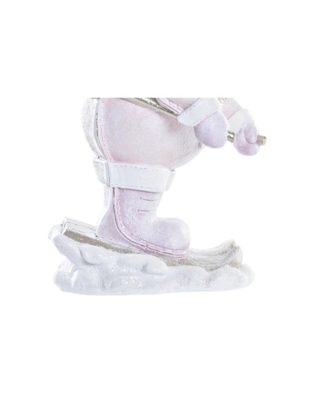 Décorations de Noël DKD Home Decor Résine Bonhomme de Neige (15 x 13,5 x 24,5 cm) (2 Unités)