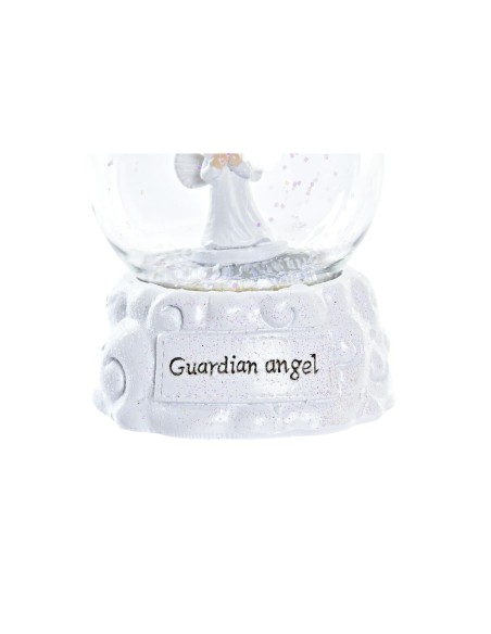 Boule de Noël DKD Home Decor Verre Résine (6,5 x 6,5 x 8,5 cm) (2 Unités)