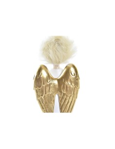 Décorations de Noël DKD Home Decor Résine Ange (7,5 x 5 x 21,5 cm) (2 Unités) 2