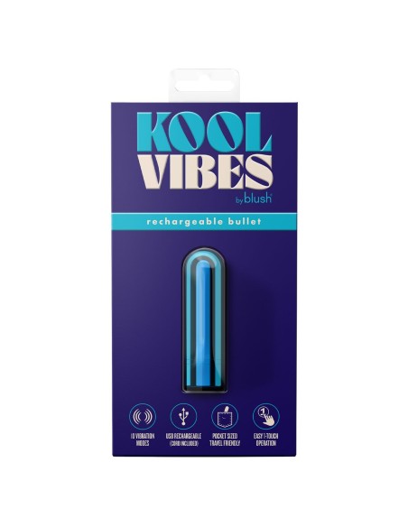 Vibromasseur à boules Blush Kool Vibes Bleu