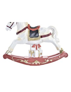 Décorations de Noël DKD Home Decor Cheval Résine (14 x 4 x 11 cm) (2 Unités) 2