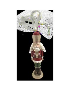 Décorations de Noël DKD Home Decor Résine Casse-Noisette (3 x 3 x 12 cm) (2 Unités) 2