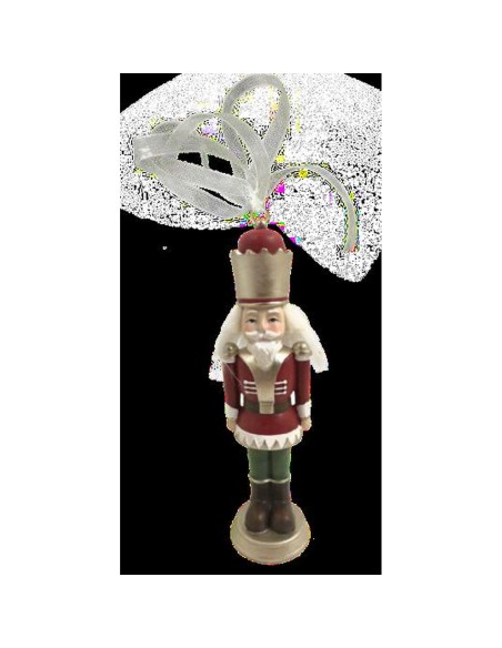 Décorations de Noël DKD Home Decor Résine Casse-Noisette (3 x 3 x 12 cm) (2 Unités)