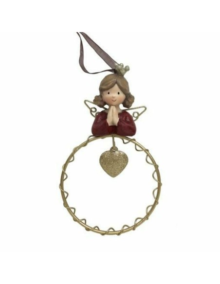 Décorations de Noël DKD Home Decor Résine Cercles (9 x 3 x 13,5 cm) (6 Unités)
