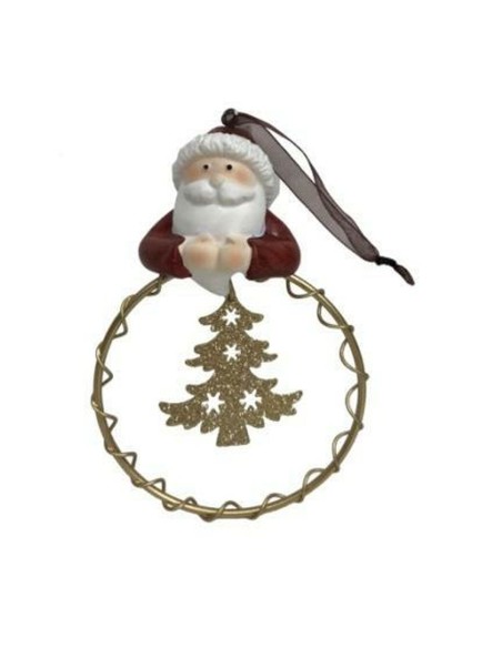 Décorations de Noël DKD Home Decor Résine Cercles (9 x 3 x 13,5 cm) (6 Unités)