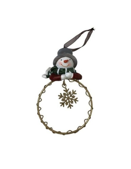 Décorations de Noël DKD Home Decor Résine Cercles (9 x 3 x 13,5 cm) (6 Unités)