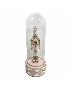 Décorations de Noël DKD Home Decor Verre Résine Casse-Noisette (10 x 10 x 26 cm) (2 Unités)