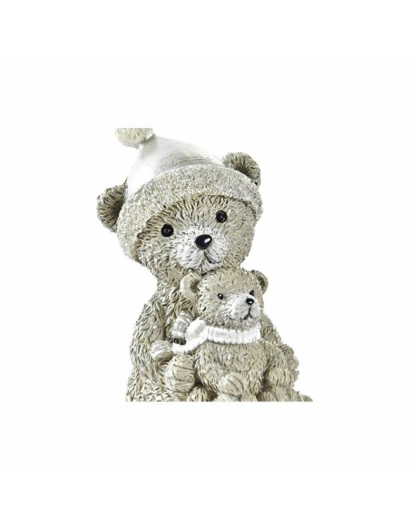 Décorations de Noël DKD Home Decor Résine Ours (10 x 4 x 9,5 cm) (2 Unités)