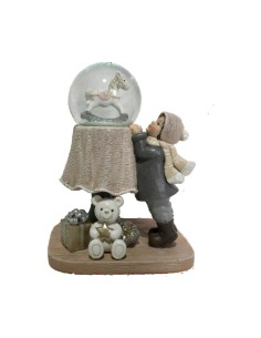Décorations de Noël DKD Home Decor Résine (12,5 x 9,5 x 16 cm) (2 Unités)