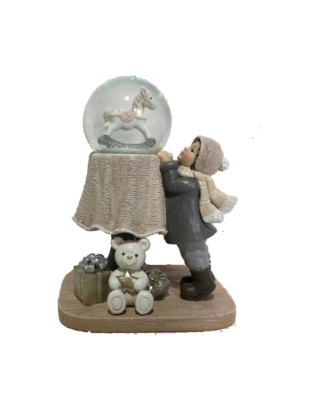 Décorations de Noël DKD Home Decor Résine (12,5 x 9,5 x 16 cm) (2 Unités)