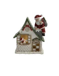 Décorations de Noël DKD Home Decor Résine (16 x 8 x 18,5 cm) (2 Unités) 2