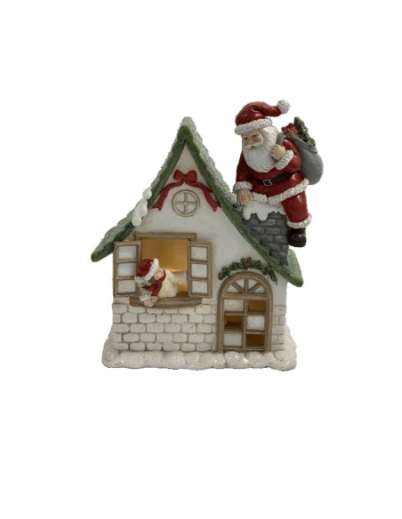 Décorations de Noël DKD Home Decor Résine (16 x 8 x 18,5 cm) (2 Unités)