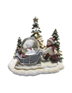 Décorations de Noël DKD Home Decor Résine (16 x 12,5 x 14,5 cm) (2 Unités) 2