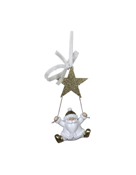 Décorations de Noël DKD Home Decor Résine Père Noël (6,5 x 4 x 13,5 cm) (6 Unités)