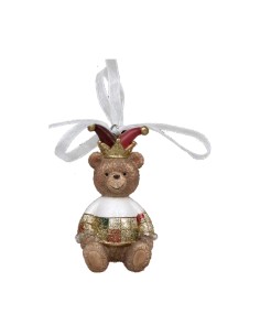 Décorations de Noël DKD Home Decor Résine animaux (4,5 x 4 x 7 cm) (6 Unités) 2